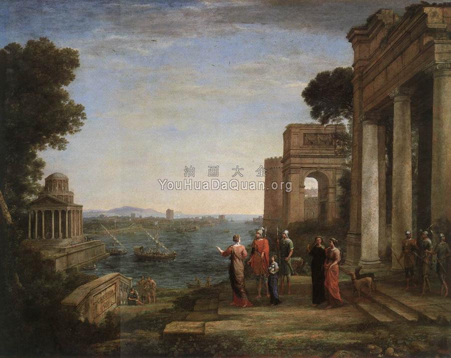 Aeneas's Farewell to Dido in Carthago - 克劳德·洛朗